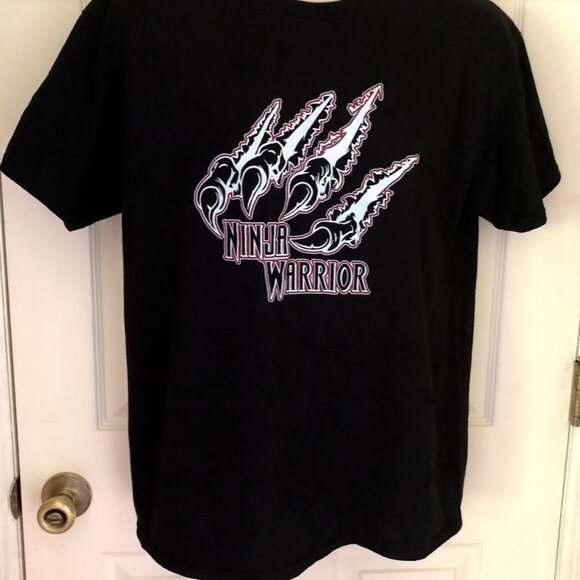 Ninja Warrior Black Men's T-Shirt Claw Dry Guard - Picture 3 of 8